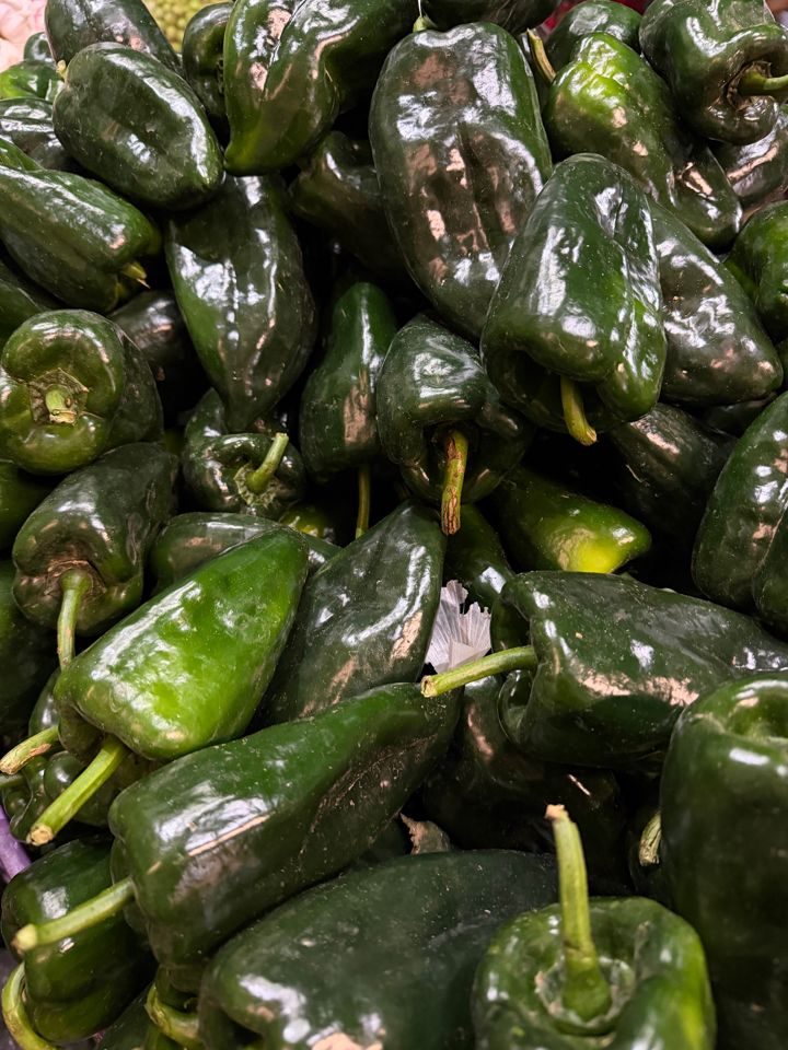 Chiles poblanos